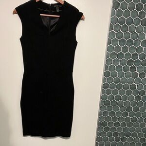 Mango Elegant Black Mini Dress
